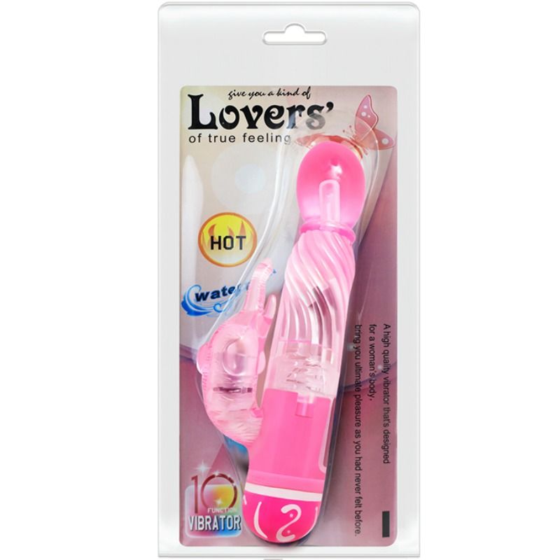 Baile - Vibromasseur avec Stimulateur de Clitoris Lover’s - Rose