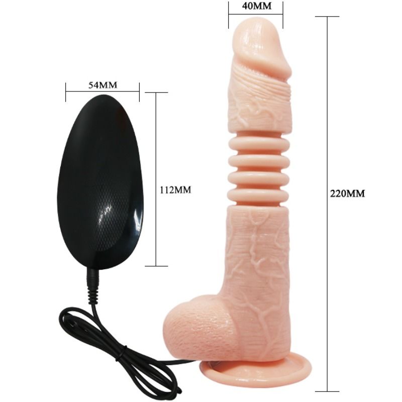 Baile - Gode Vibrant Multifonction Thunder Up - 22 cm