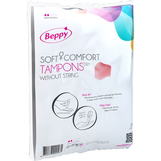 Beppy - Éponges Menstruelles Soft + Comfort Dry - Boîte de 30