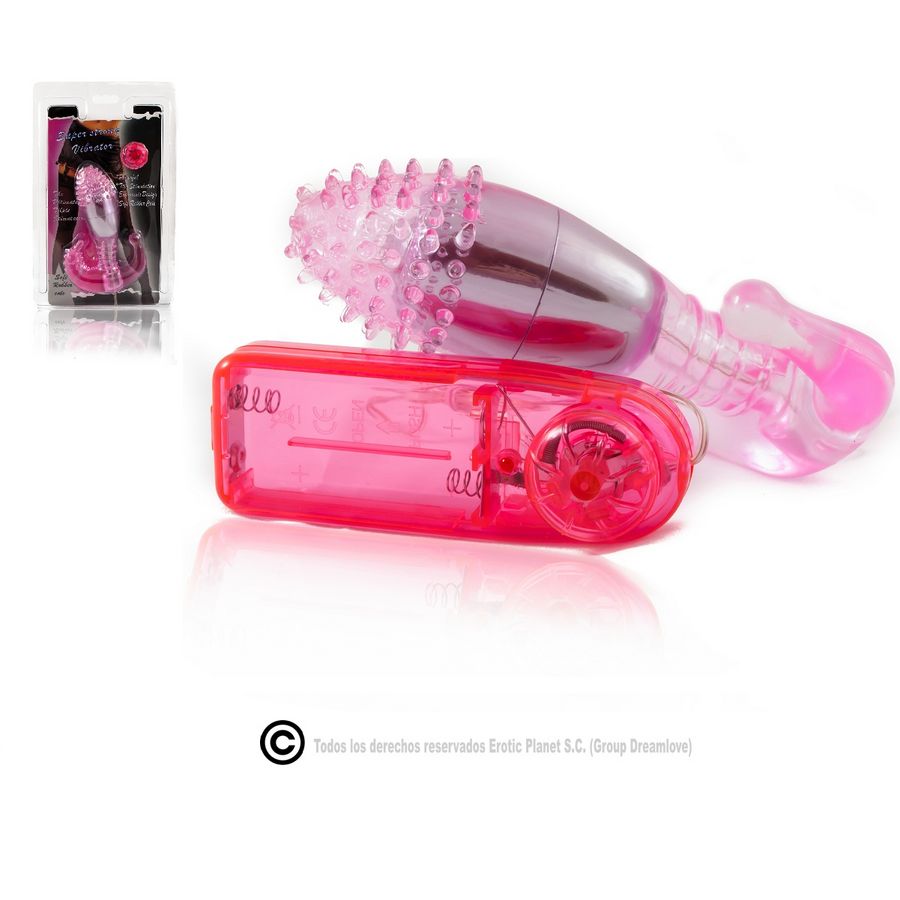 Baile - Stimulateur Vaginal et Anal avec Picots - Rose