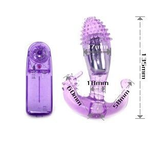 Baile - Stimulateur Vaginal et Anal avec Picots - Rose
