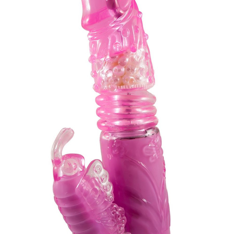 Baile - Vibro Rabbit et Rotatif 18,5 cm - Rose