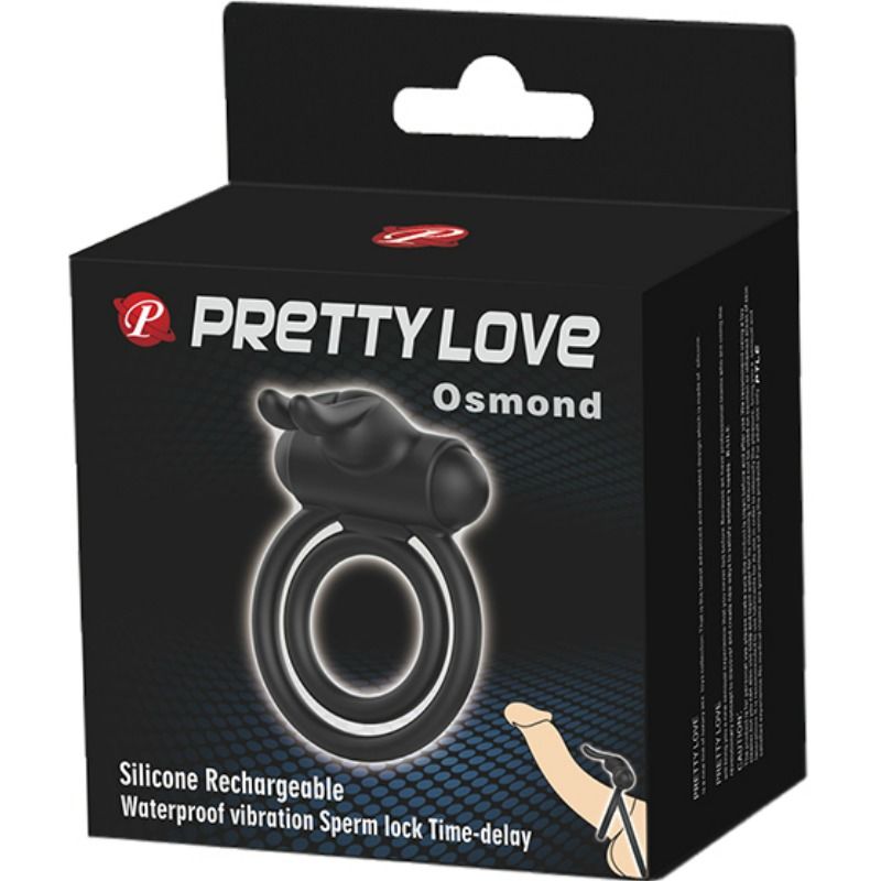 Anneau Vibrant Double Osmond Silicone - Pretty Love