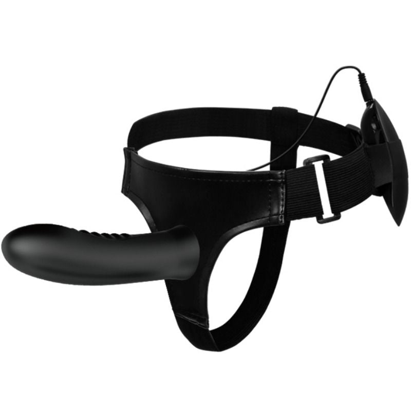 Gode Ceinture Vibrant Creux Noir 18,5 cm - Pretty Love