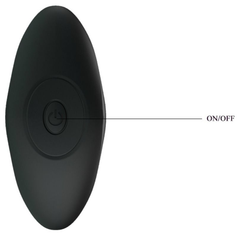Plug Anal Vibrant Pretty Love Silicone Noir - Pretty Love