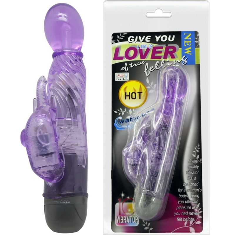 Baile - Vibromasseur avec Stimulateur de Clitoris Lover’s - Violet