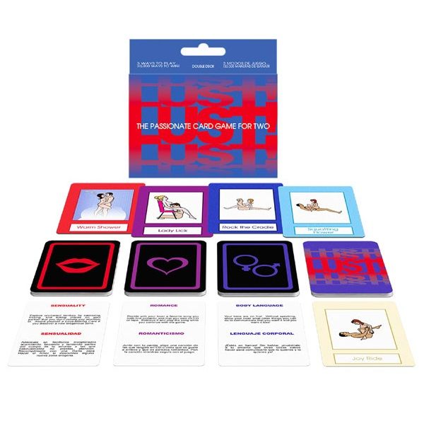 Jeu de Cartes Érotiques Lust Couple EN/ES - Kheper Games
