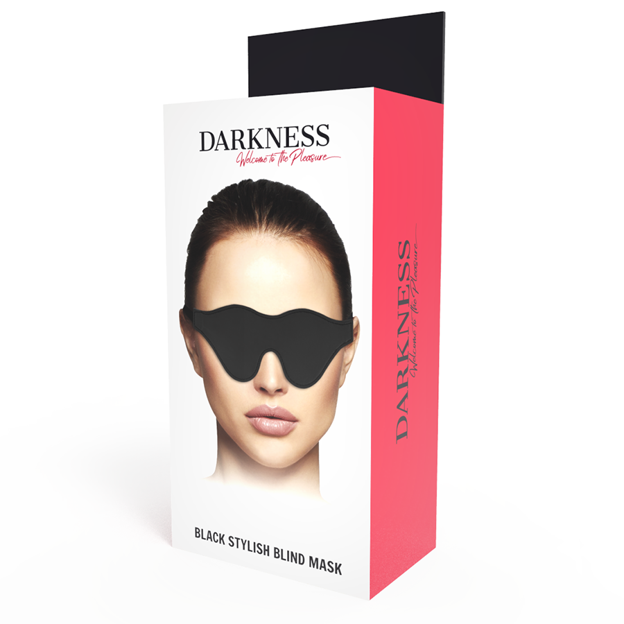Darkness - Masque de sommeil en PVC - Noir