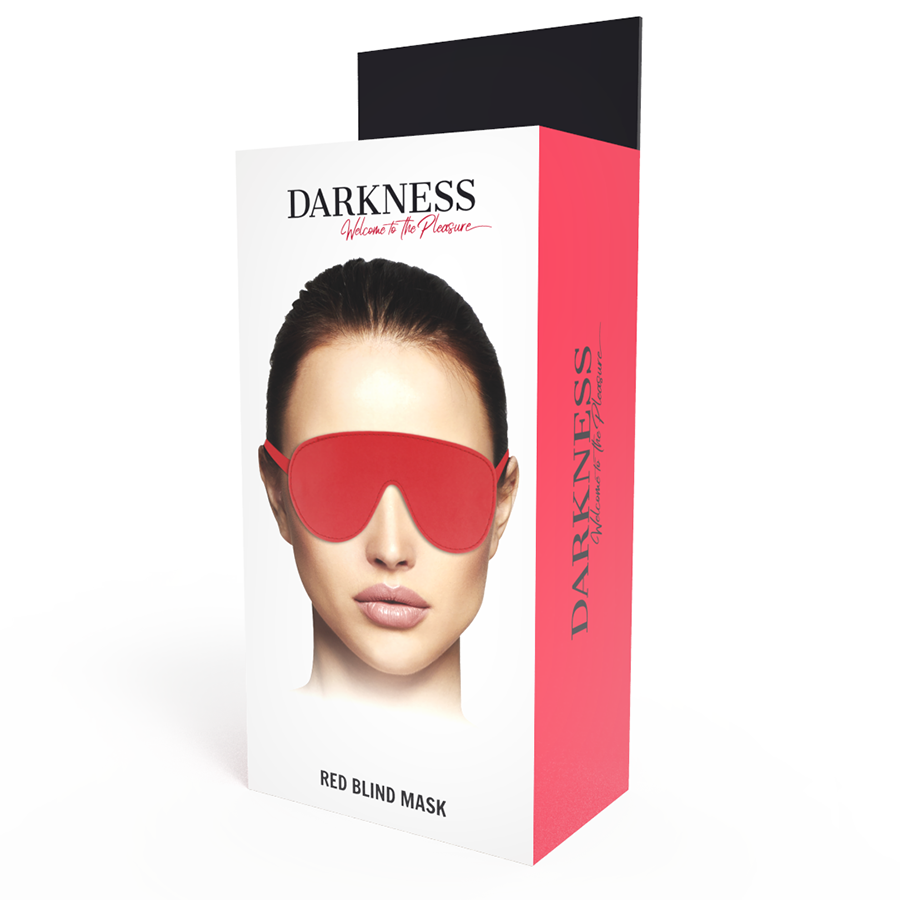 Darkness - Masque intégral BDSM - Rouge