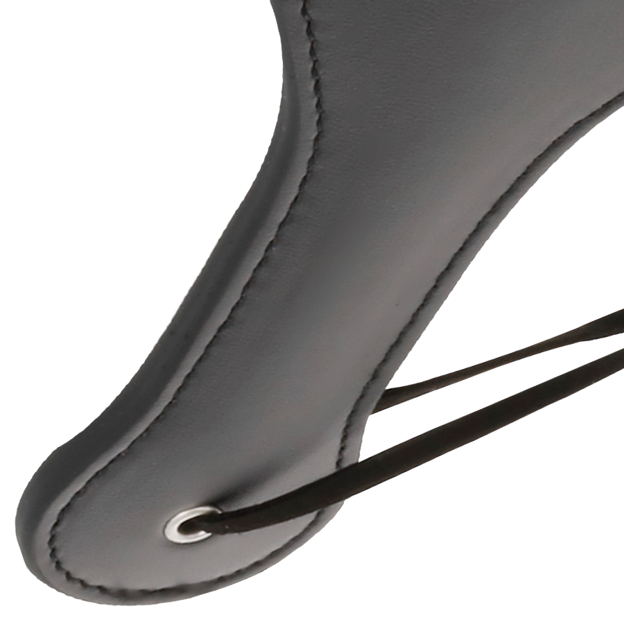 Darkness - Paddle BDSM en forme arrondie Noir