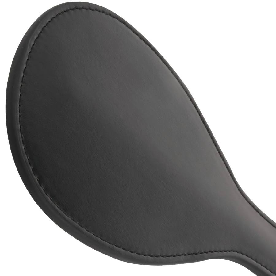 Darkness - Paddle BDSM en forme arrondie Noir