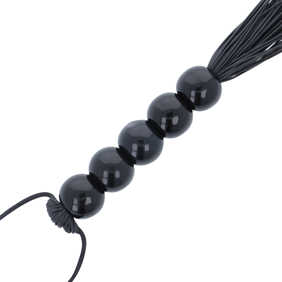 Darkness - Martinet BDSM avec Poignée Noir - 45 cm