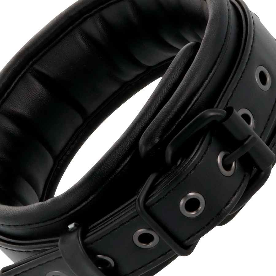 Kit BDSM Menottes et Collier Cuir Noir - Darkness - Darkness
