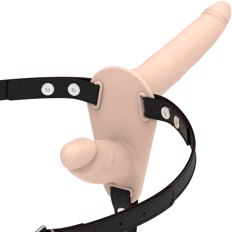 Fetish Submissive - Gode Ceinture Double Pénétration Beige
