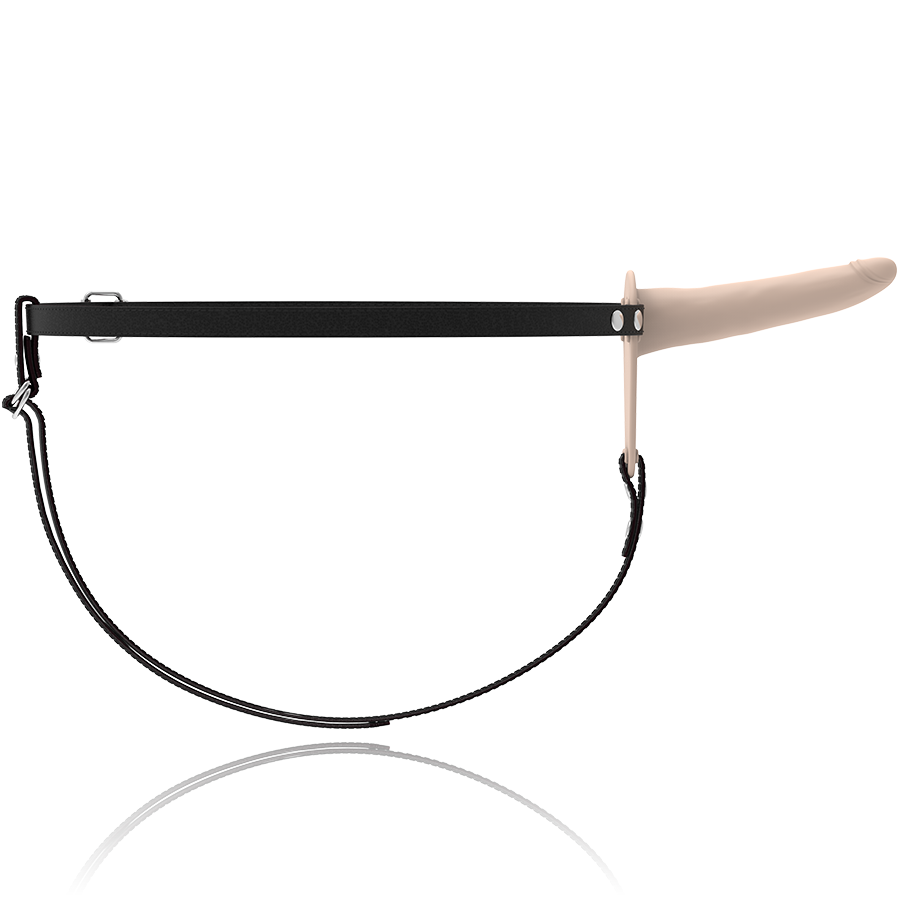 Fetish Submissive - Gode Ceinture Femme en silicone Beige / 15 cm