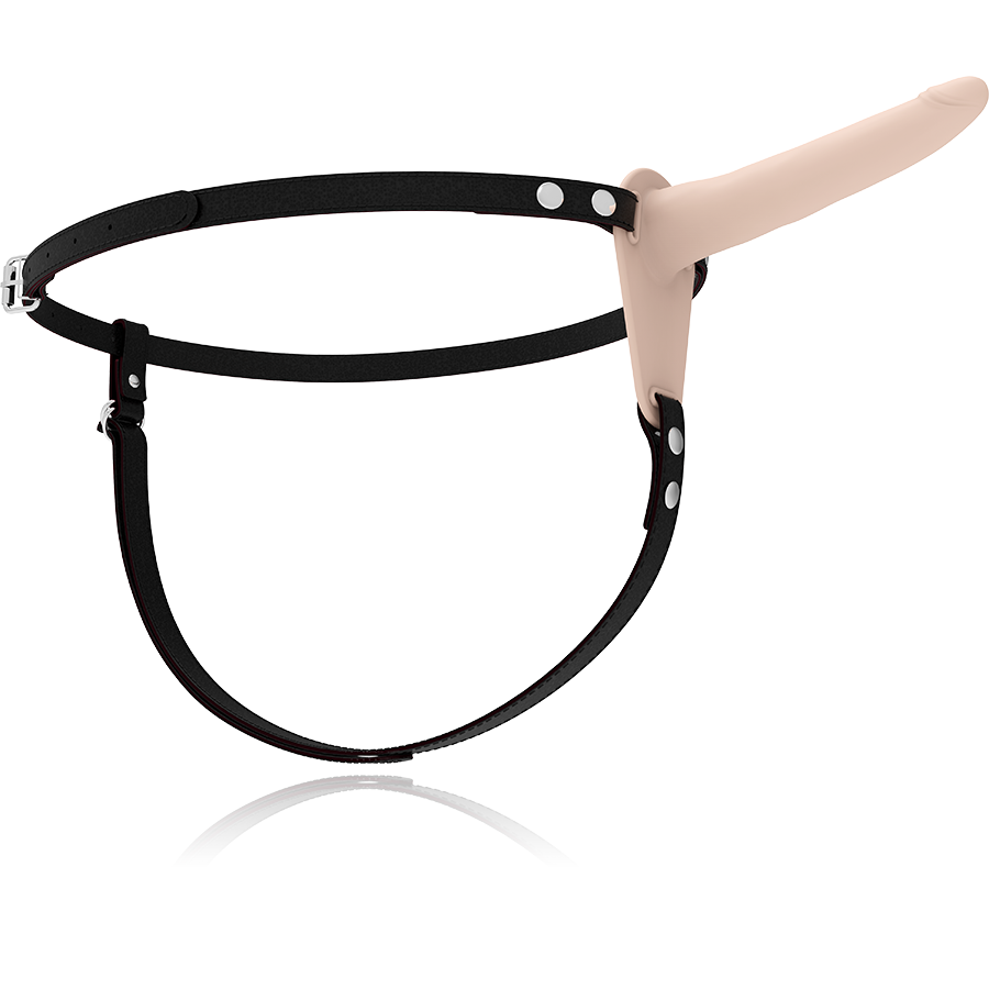 Fetish Submissive - Gode Ceinture Femme Beige / 15 cm