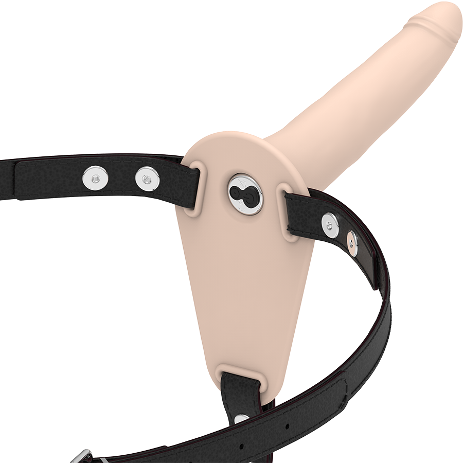 Fetish Submissive - Gode Ceinture Femme Beige / 15 cm