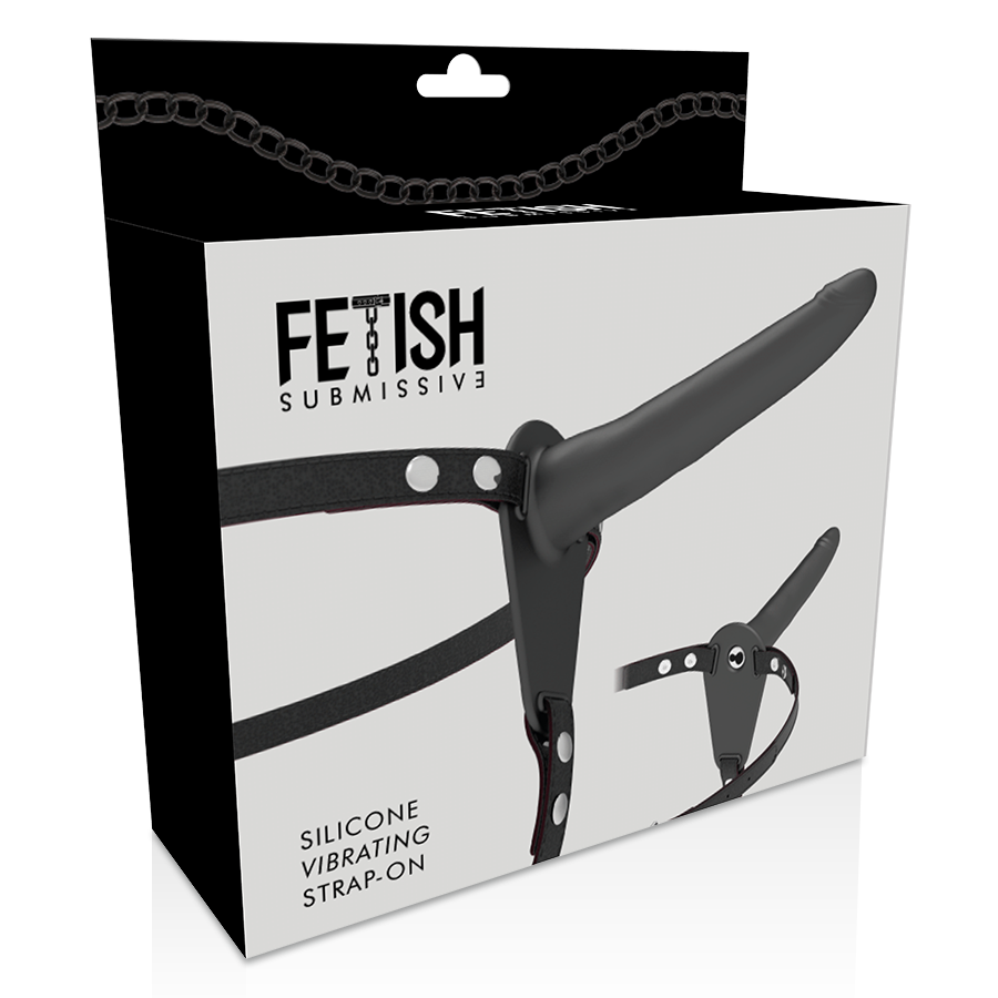 Fetish Submissive - Gode Ceinture Femme Noir / 15 cm