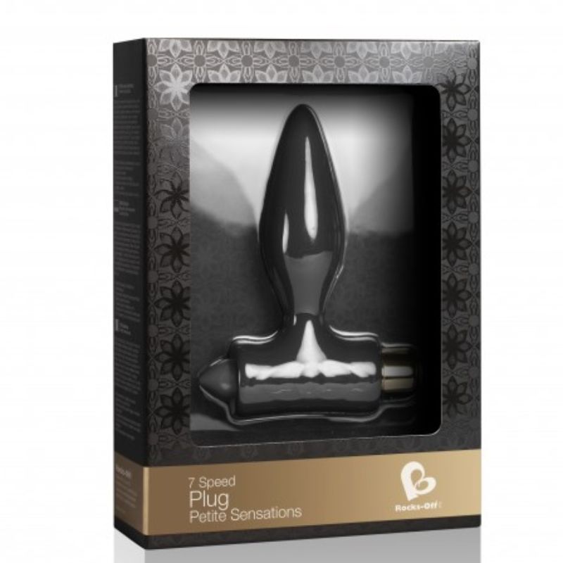 Rocks-Off - Plug Anal Vibrant Noir pour débutants