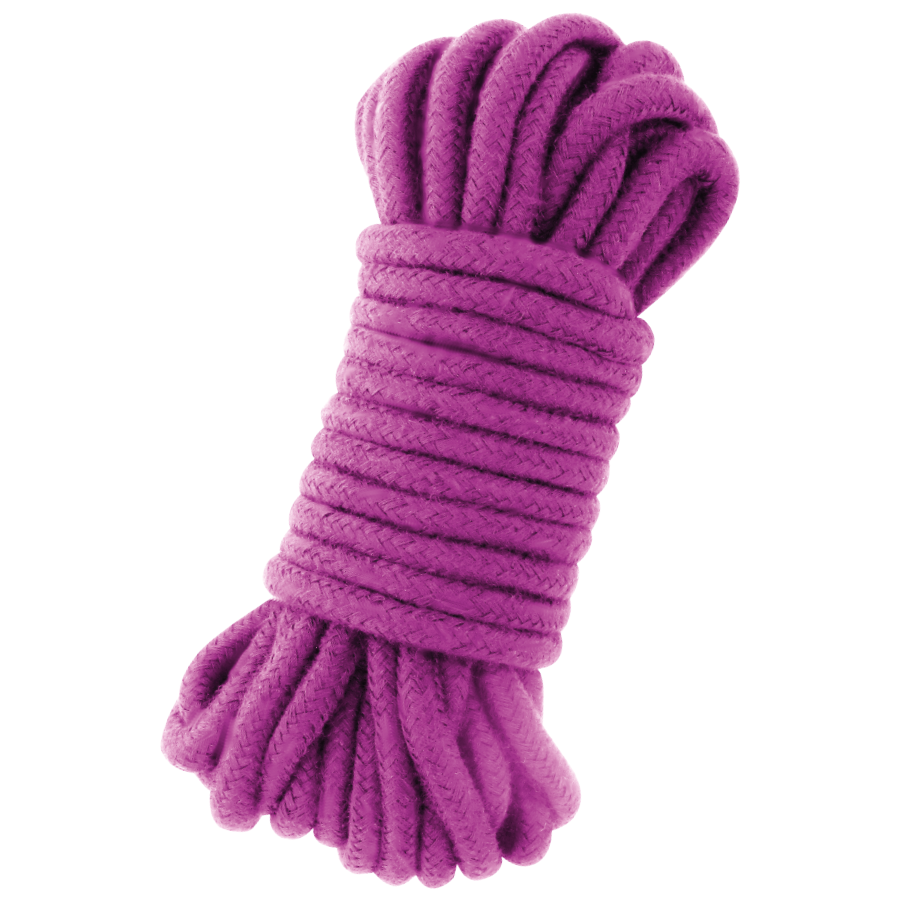 Darkness - Corde Bondage en coton 10m - Violet