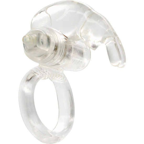 Anneau vibrateur en silicone transparent - Seven Creations - SEVEN CREATIONS