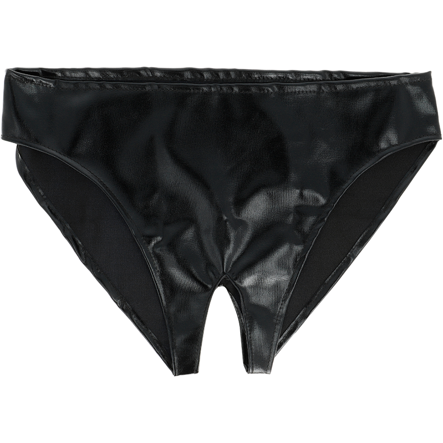 Culotte Ouverte Fétichiste Unisexe Taille Unique - Darkness - Darkness