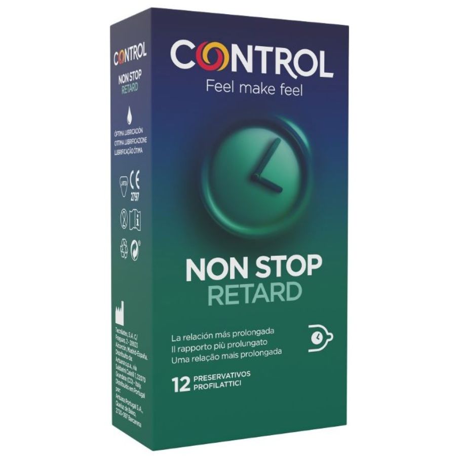 Préservatifs Retardants Control Non Stop Boîte 12 - Control - CONTROL CONDOMS