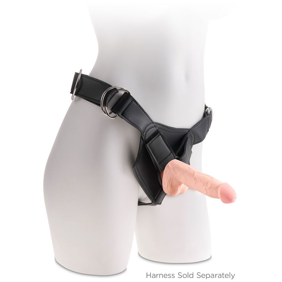 Gode Réaliste King Cock Triple Densité Chair 19cm - King Cock