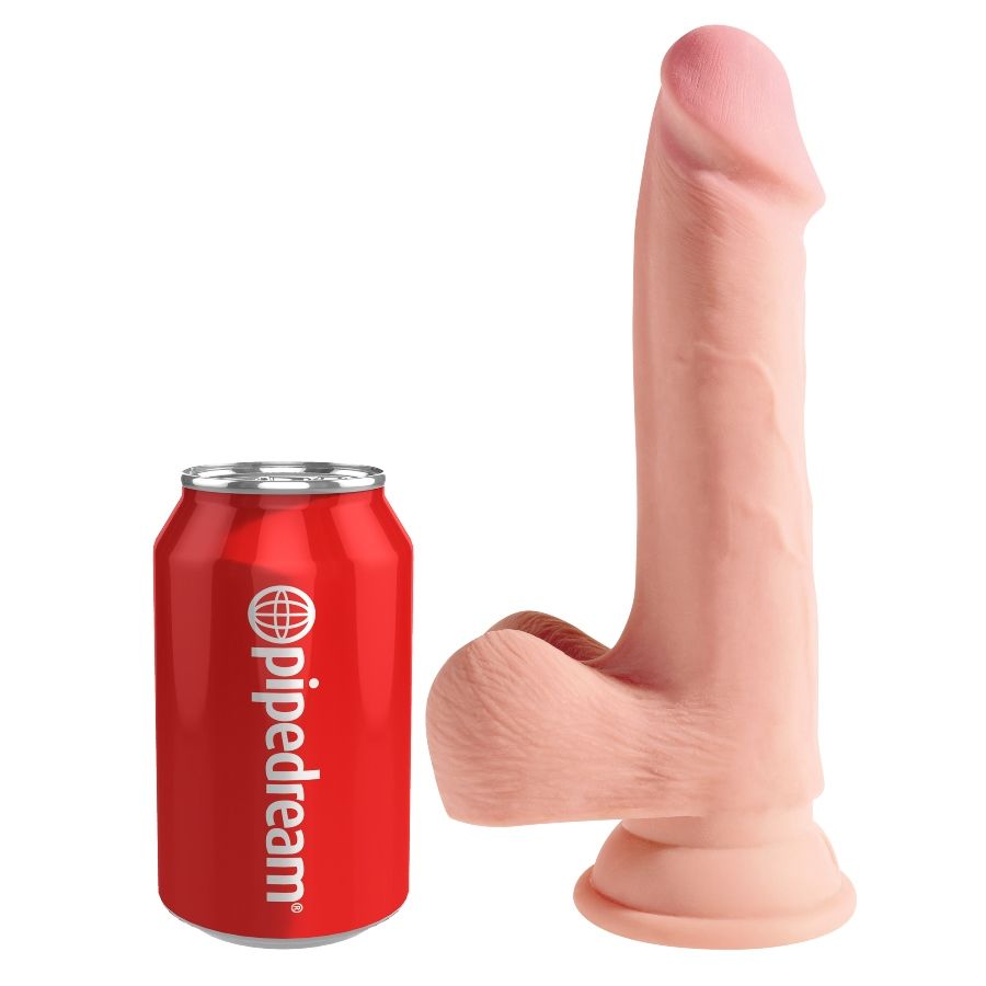Gode Réaliste King Cock Triple Densité Chair 19cm - King Cock