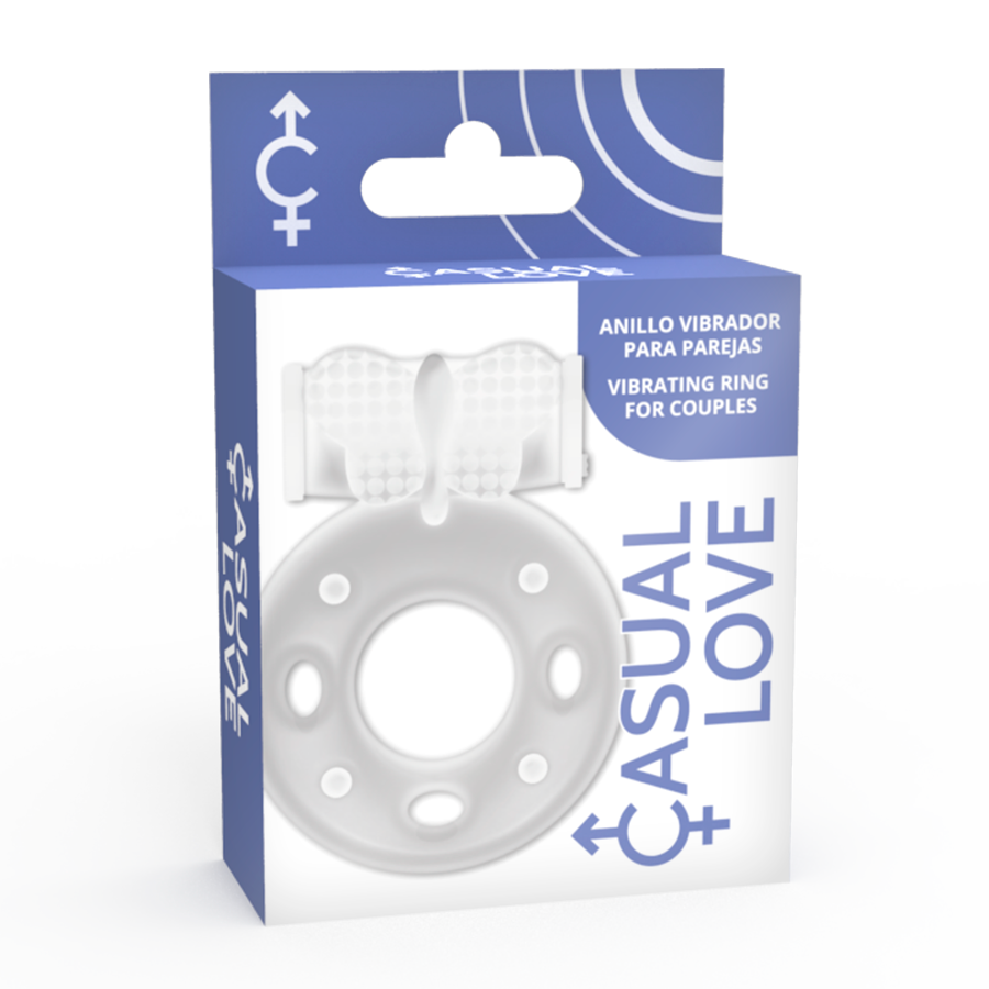 Anneau Vibrant Casual Love Ring 34 Transparent - Casual Love