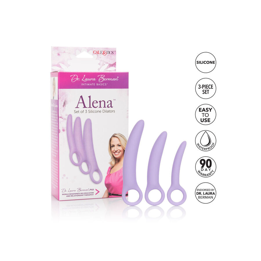 Dilatateurs Vaginaux Médicaux Silicone Violet - Calexotics