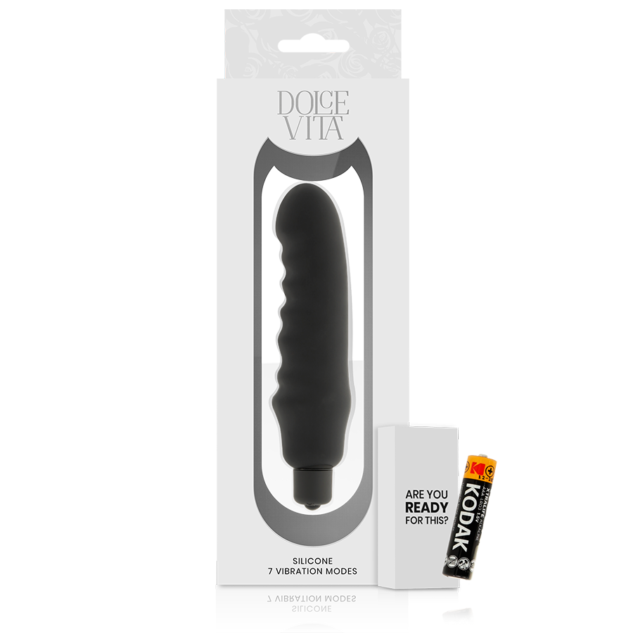 Vibromasseur Dolce Vita Genius Black Silicone - Dolce Vita