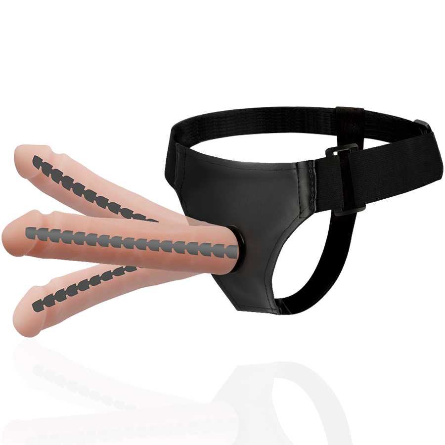 Harness Attraction – Gode ceinture articulé Derick – 22,5 cm