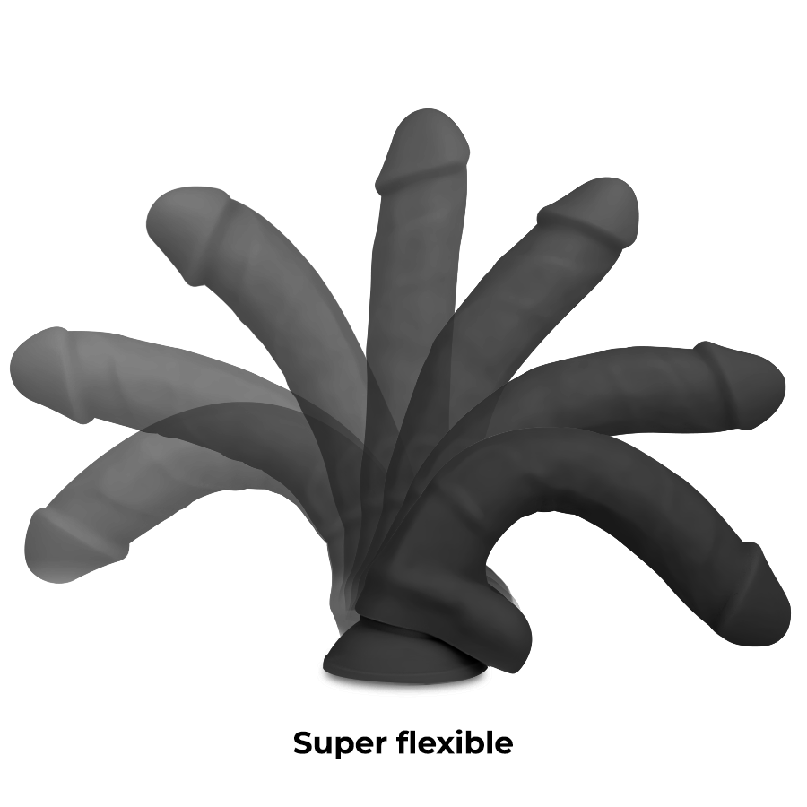 Gode Articulable Cock Miller Double Densité Noir 13cm - CockMiller