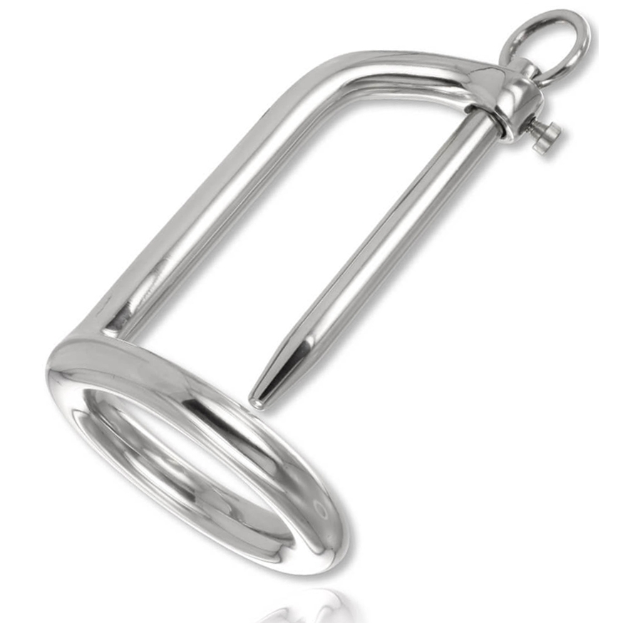 Anneau pénien avec bouchon urétral intégré - Metal Hard - METAL HARD
