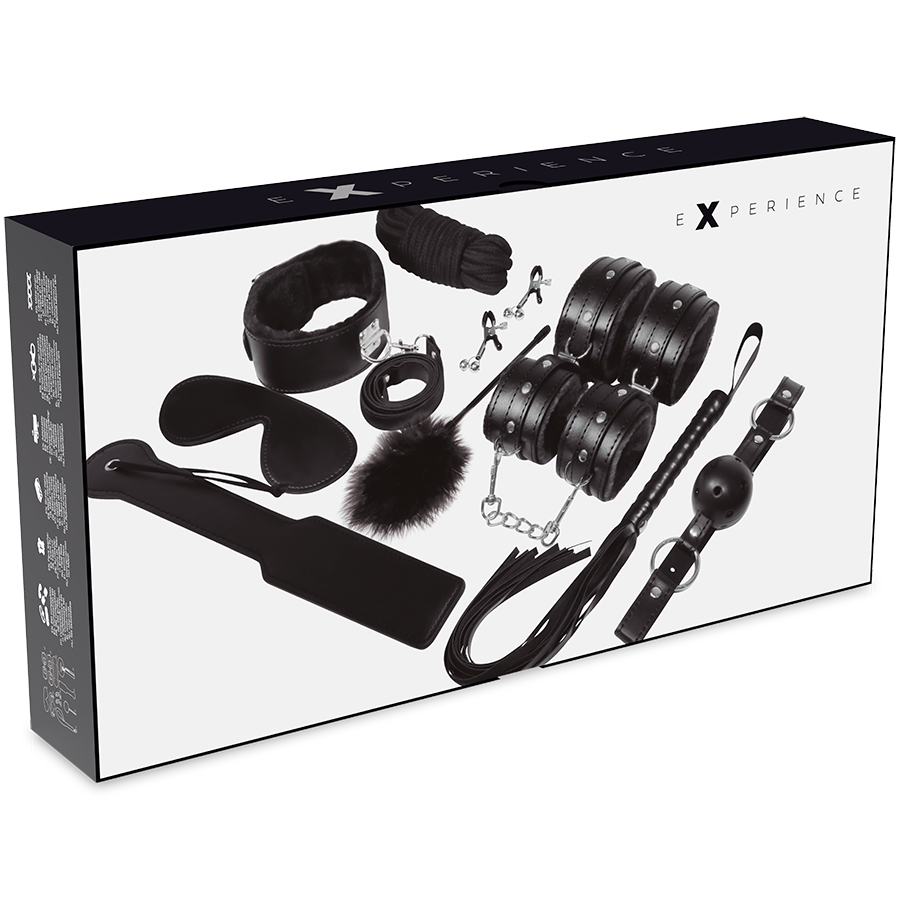 Kit BDSM Experience Série Noire 11 Pièces - Experience