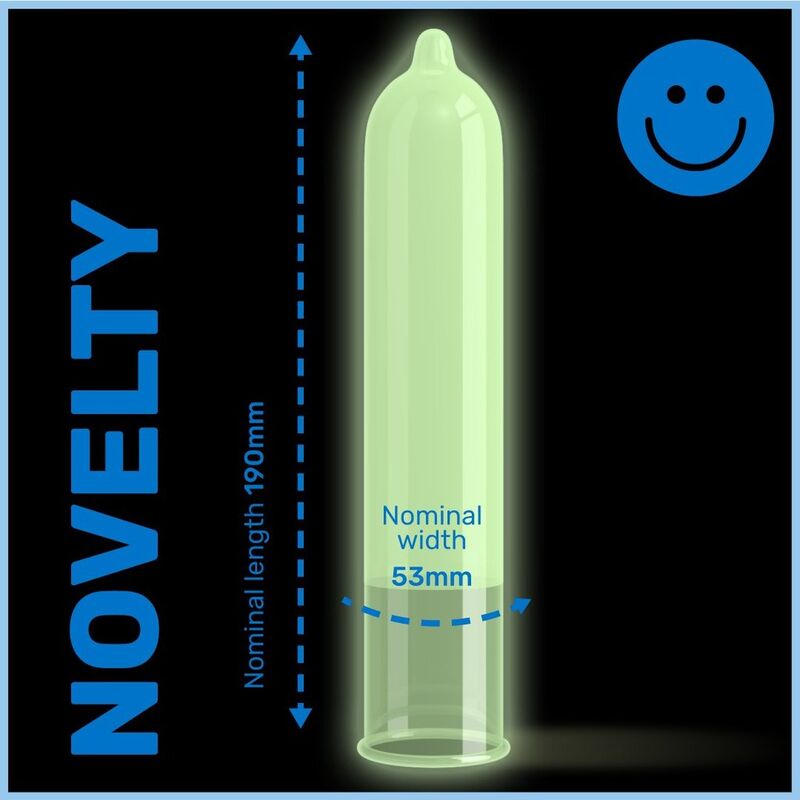 Préservatifs fluorescents Glow Pack de 3 - Pasante - PASANTE