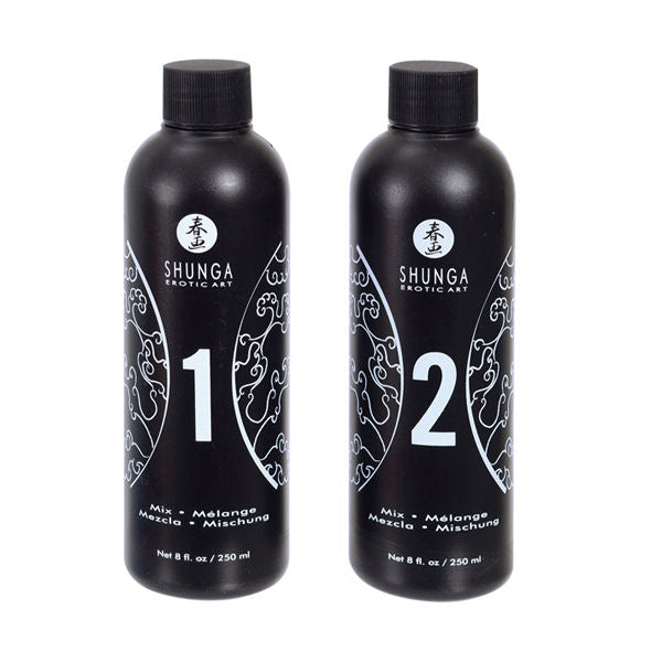 Shunga - Gelée et drap de massage érotique Fruits Exotiques