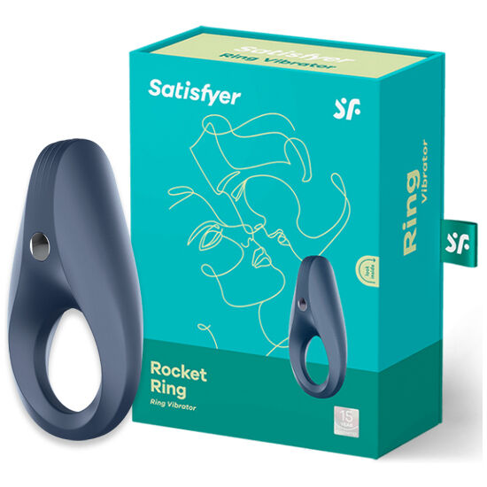 Cockring Vibrant Rocket Ring 1 Gris - Satisfyer