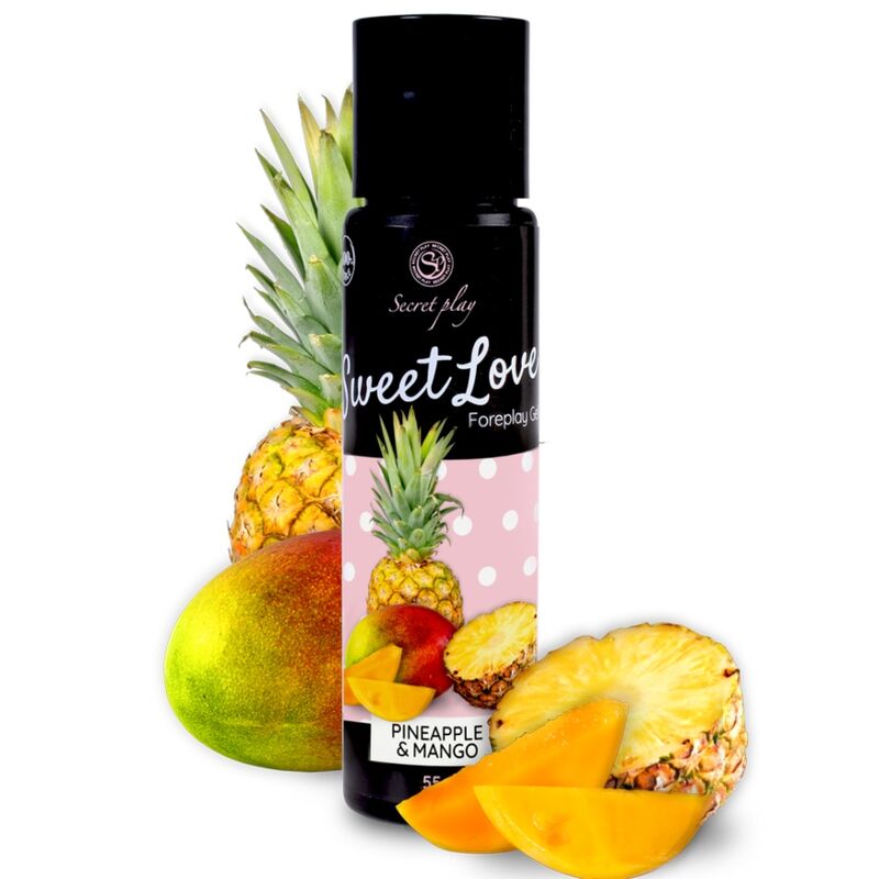 Secret Play - Gel Lubrifiant Comestible Mangue & Ananas Sweet Love - 60 ml