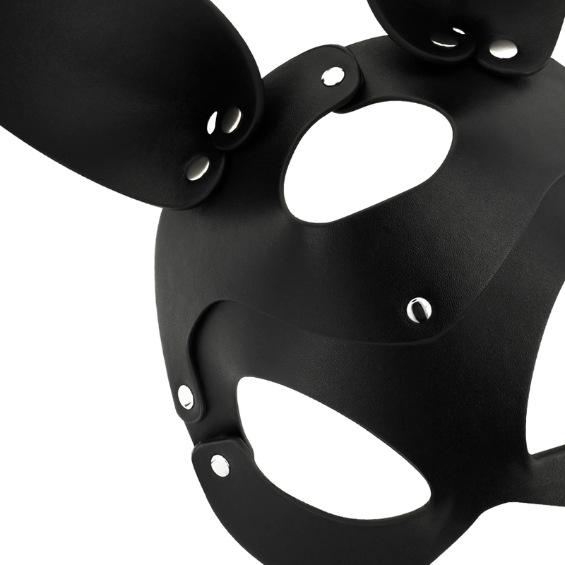 Masque Cuir Vegan Oreilles Lapin Chic Desire - Coquette