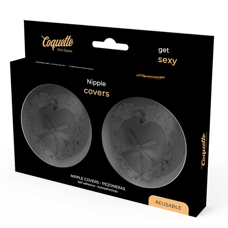 Cache-Tétons Nippies Dentelle Noir - Coquette Chic Desire