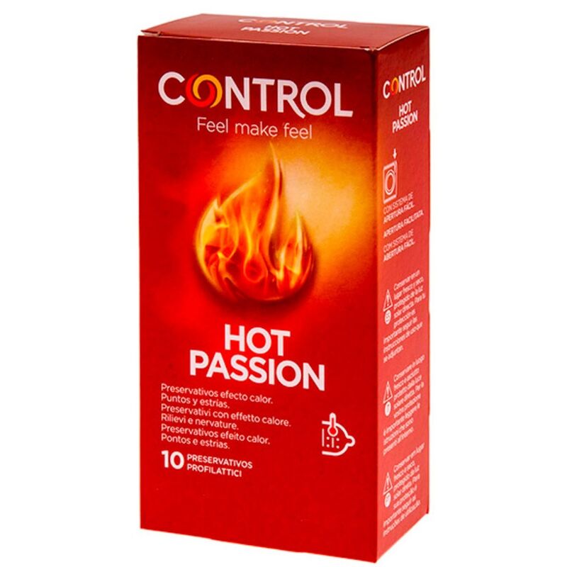 Préservatifs Control Hot Passion Réchauffant x10 - Control - CONTROL CONDOMS