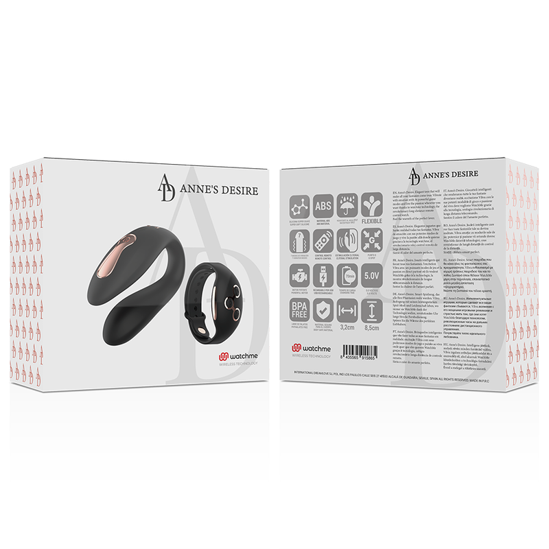 Anne's desire - dual pleasure tecnolog a watchme noir/or