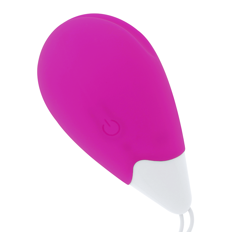 Ohmama – Oeuf vibrant texturé avec Télécommande – Violet et Blanc