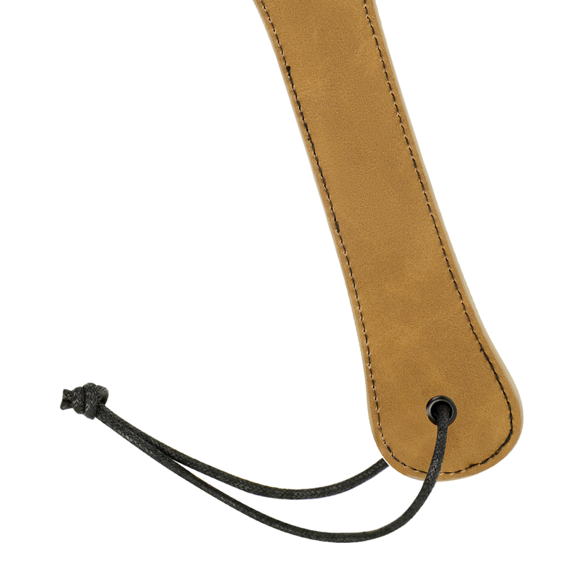 Fetish Submissive - Tapette à Fessée en Simili-Cuir - Beige