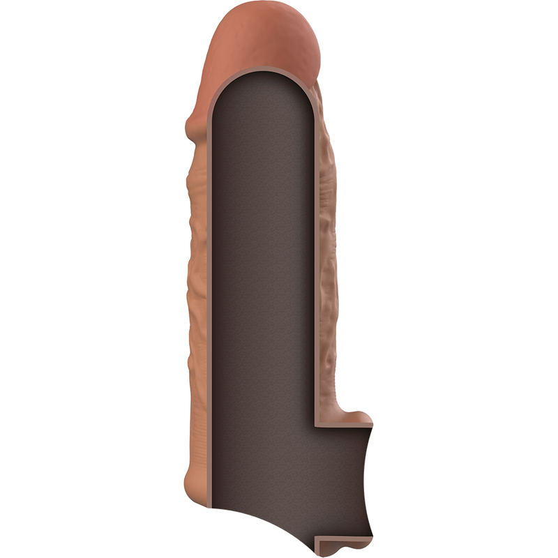 VirilXL - Extension de Pénis en silicone V7 (+2cm) - Marron