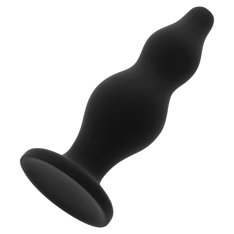 Ohmama - Plug Anal en Silicone Nivelé avec ventouse - 12 cm