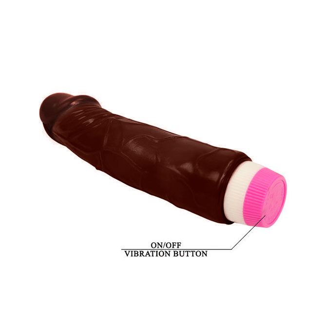 Baile - Vibromasseur Gode Réaliste Marron - 19,5 cm