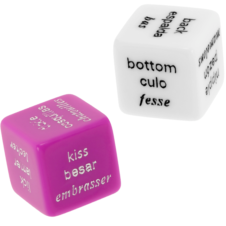 Jeu de Dés Érotiques CoverMe Trilingue - CoverMe